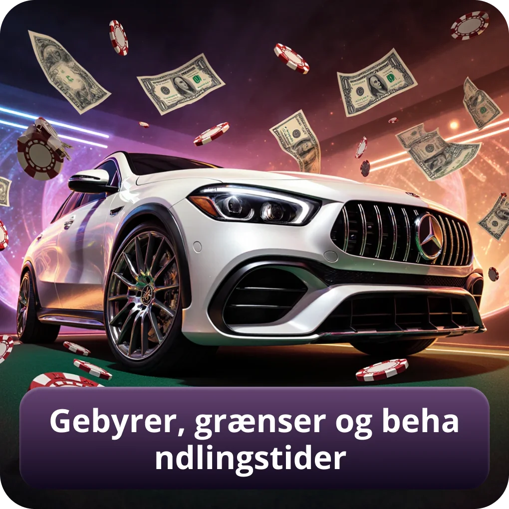 Oversigt over omkostninger minimum og maksimum beløb samt hvor lang tid MobilePay transaktioner tager på casinoer Gebyrer beløbsgrænser og behandlingstider for MobilePay